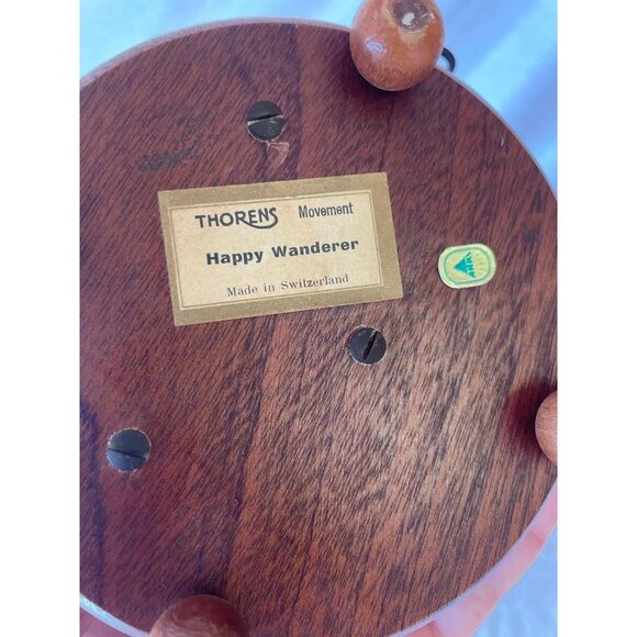 Vintage Genuine Thorens Swiss Music Work Music Box ''Happy Wanderer'' - Picture 4 of 16